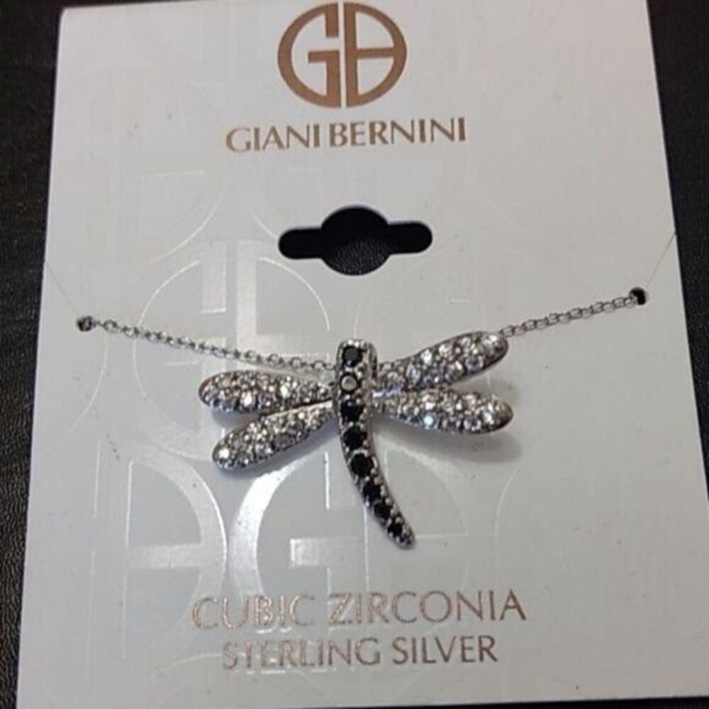 Giani Bernini sterling dragonfly necklace